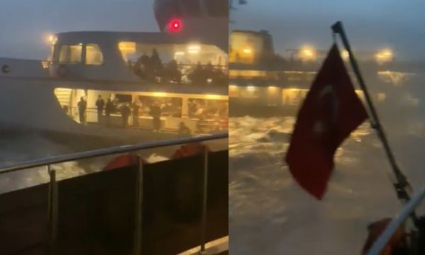 İstanbul Boğazı'nda faciadan dönüldü!